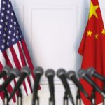 U.S. and China Flags